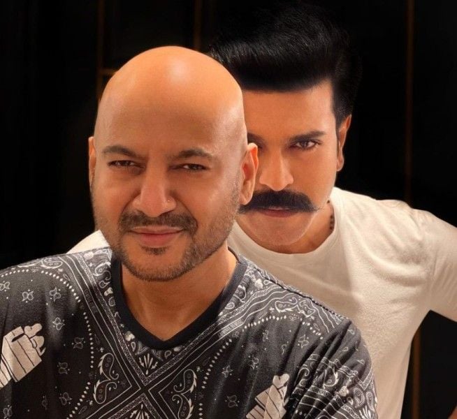 Aalim Hakim styled the hair of Ram Charan for RRR film