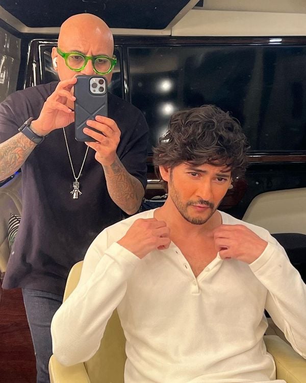 Aalim Hakim with Mahesh Babu