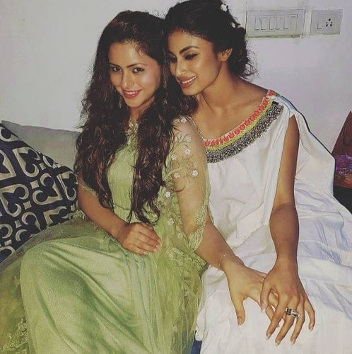 Aamna Sharif with Mouni Roy