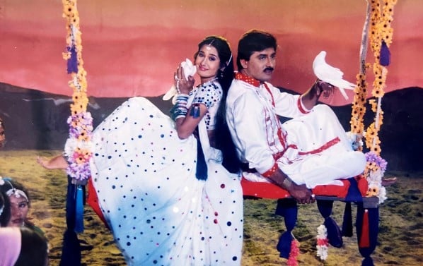 Aanandee Tripathi in a still from the Gujarati film 