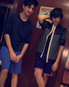Aarav With Ibrahim Khan