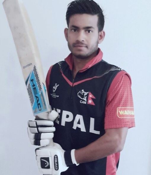 Aarif Sheikh during his teenage years