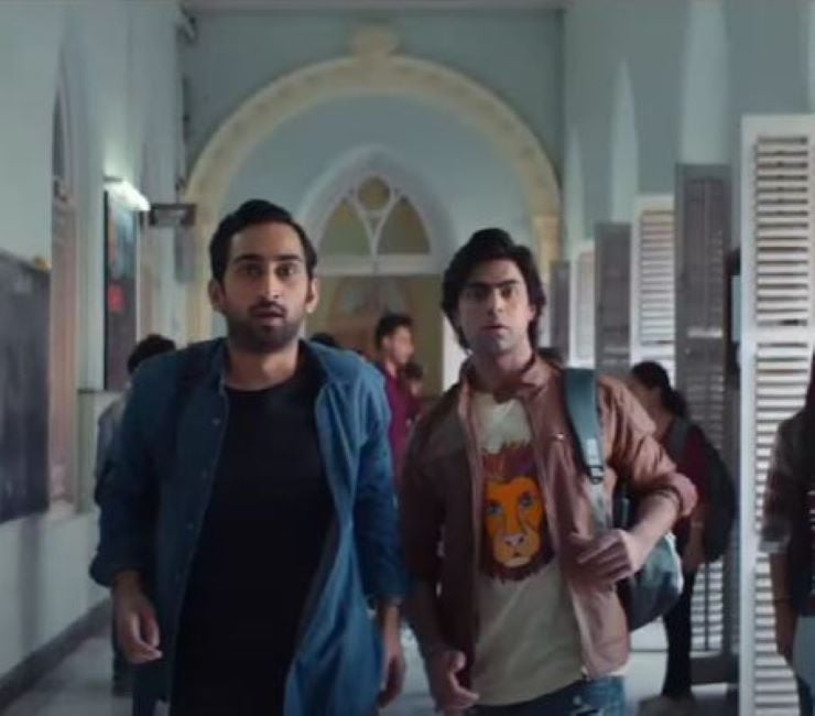 Aaron Arjun Koul (left) in a still from Namacool