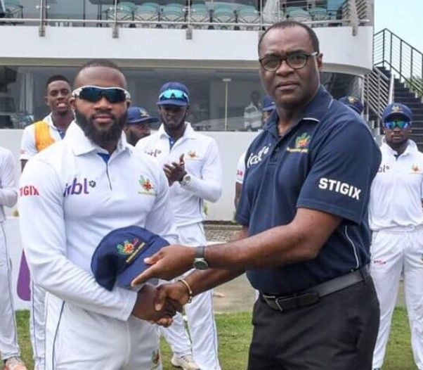 Aaron Jones during his first-class debut