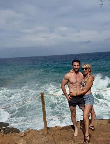 Aaron Taylor-Johnson during his vacation