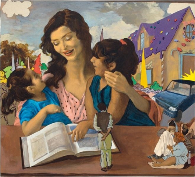 Aashiana (Hearth and Home) (2012) by Salman Toor