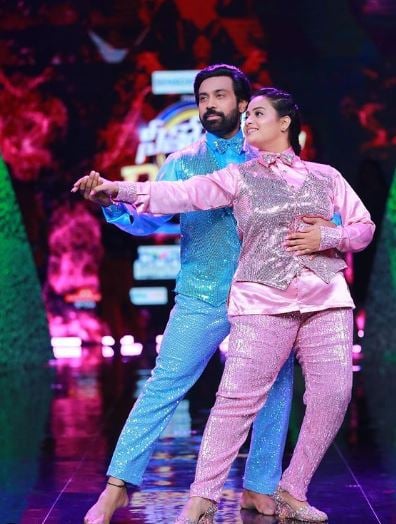 Aata Sandeep during his performance in Neethone Dance