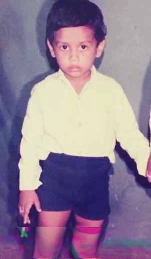 Aata Sandeep in childhood