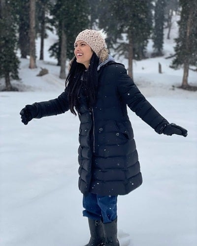 Aayushi Dholakia during her vacation