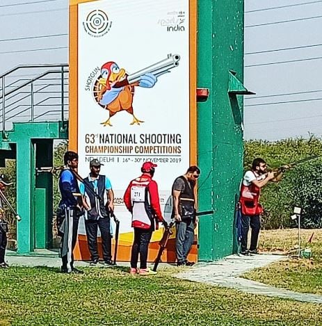 Abbas Ansari at 63 National Shooting Championship in New Delhi