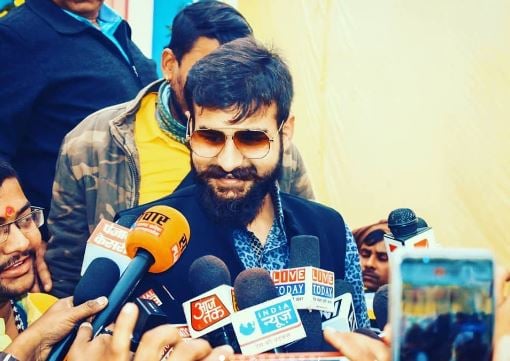 Abbas Ansari during a media conversation
