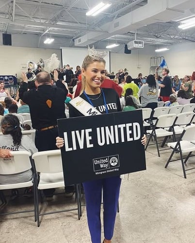 Abbie Stockard in a fundraising campaign