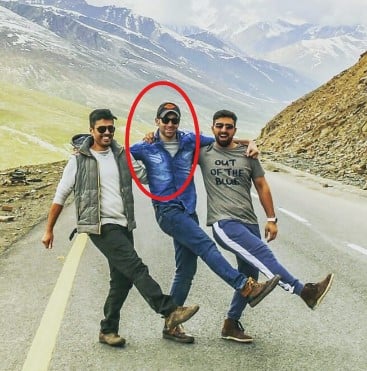 Abdullah Ejaz during a trip