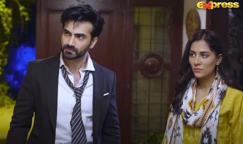 Abdullah Javed (left) in a still from the TV drama series 