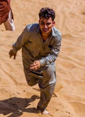 Abhay Chintamani Mishr as Young Aga Khan in a still from the Hindi short film Azaad