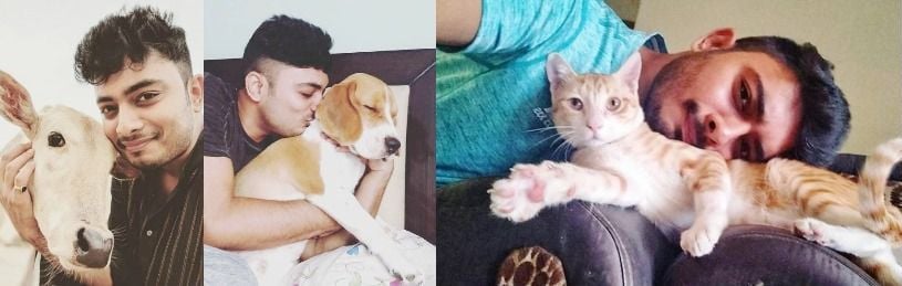 Abhay Jodhpurkar, an avid animal lover