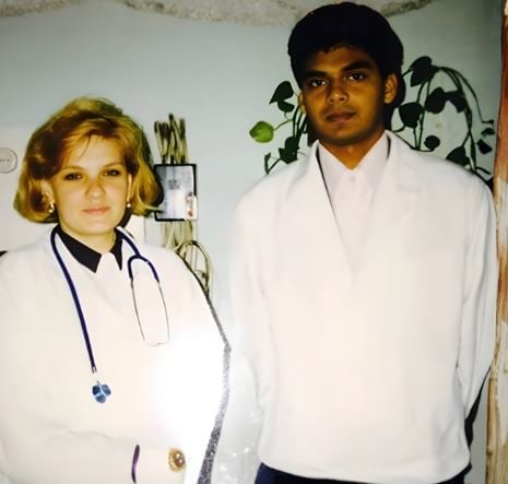 Abhay Kumar Singh when he went to russia for the first time