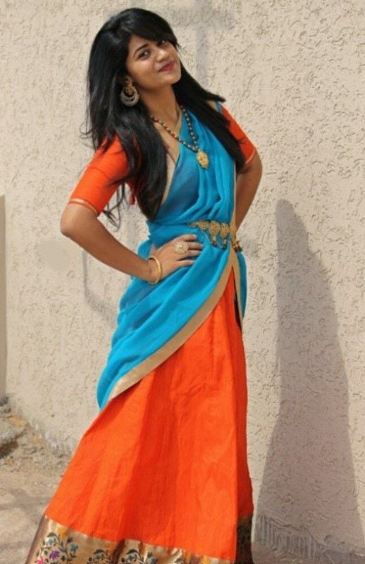 Abhignya Vuthaluru when she was studying in college