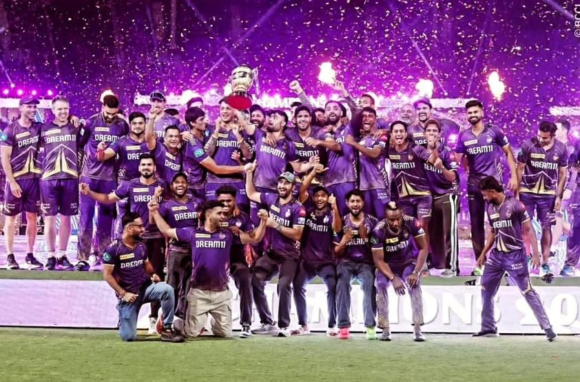 Abhinandan Singh as a part of the Kolkata Knight Riders