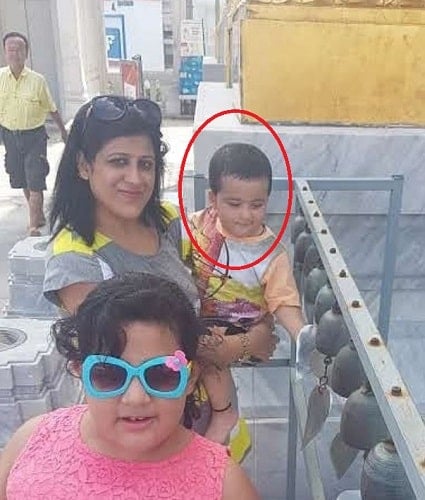 Abhinav Arora as a kid