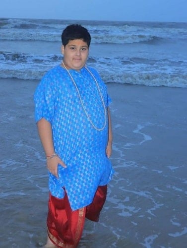 Abhinav Arora during his vacation