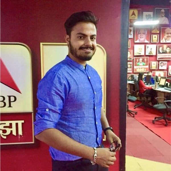Abhinav Pandey at the ABP office