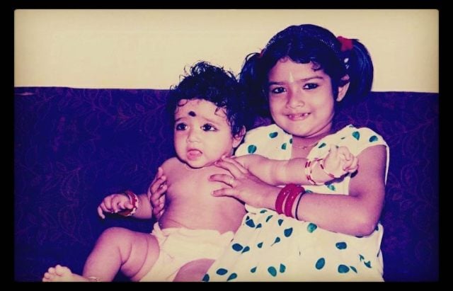 Abhirami Suresh in childhood