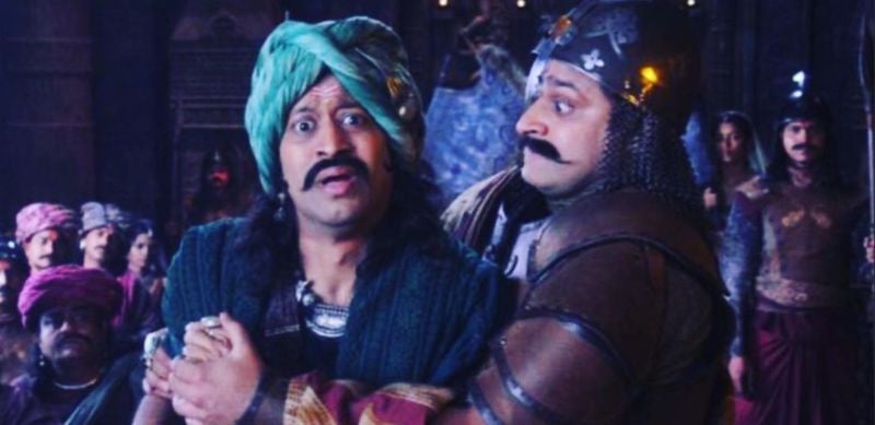 Abhishek Avasthi (right) in a still from the Hindi TV series titled 