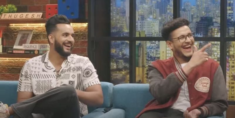 Abhishek Malhan with Nischay Malhan on 