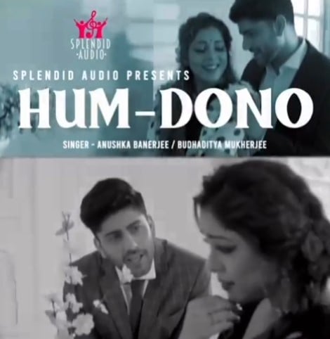 Abhishek Sharma on the poster of the music video of the Hindi song 