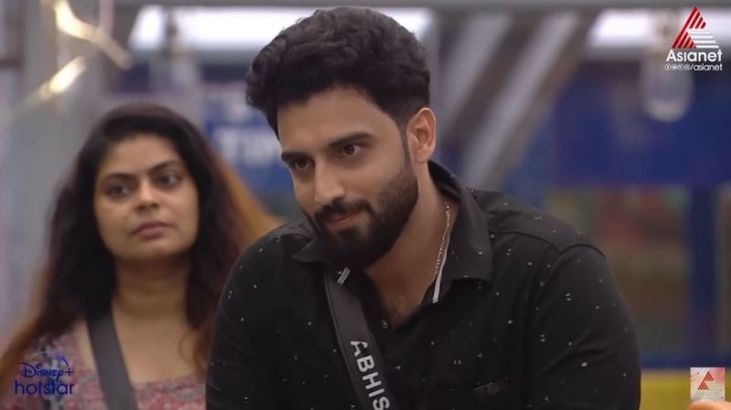 Abhishek Sreekumar in the reality show 