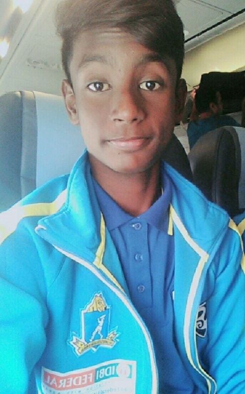 Abishek Porel during his teenage years