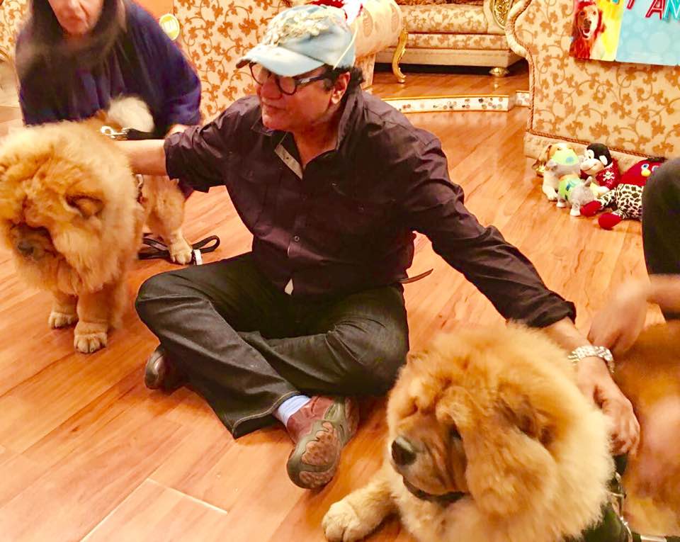 Abu Malik with his pets