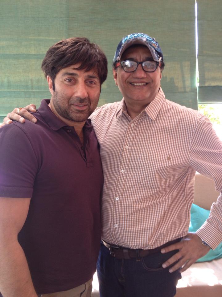 Abu Malik with Sunny Deol