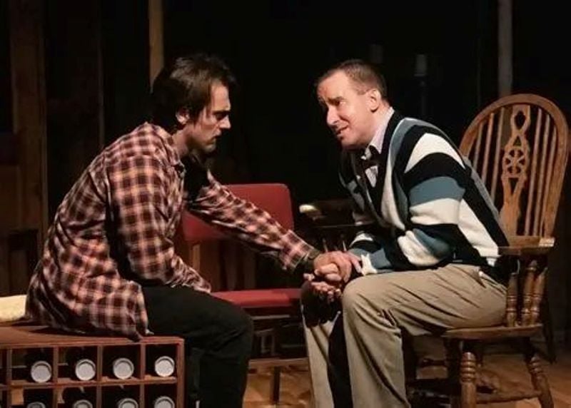 Adam Turck at a theatre play