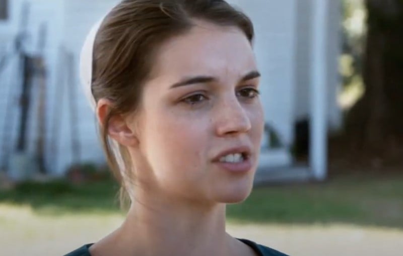 Adelaide Kane in a still from the American horror film The Devil