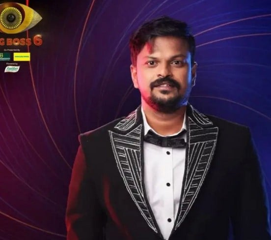 Adi Reddy on the poster of Bigg Boss Telugu Season 6