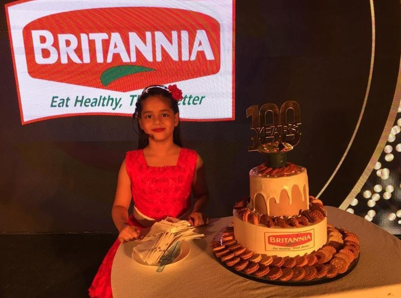 Adiba Hussain as an Emcee for Britannia