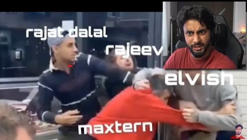 Adit Minocha in the still from one of his roast videos