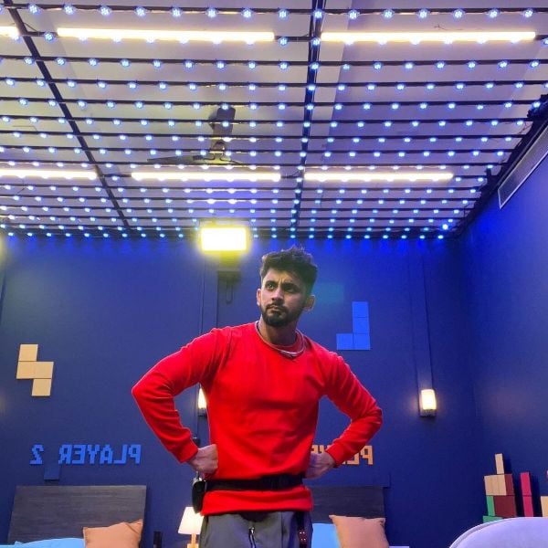 Adit Minocha on the sets of the TV reality show Playground (2022)