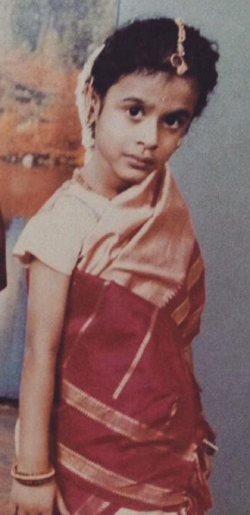 Adithi Kalkunte as a child