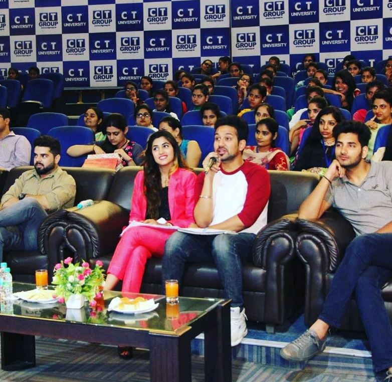 Aditi Aarya as a judge of Radio Mirchi Miss Queen