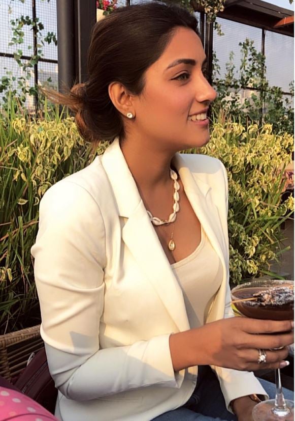 Aditi Aarya at a restaurant