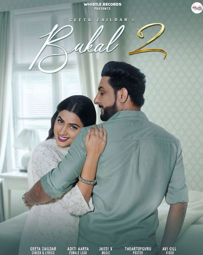 Aditi Aarya on the poster of Bukal 2 song