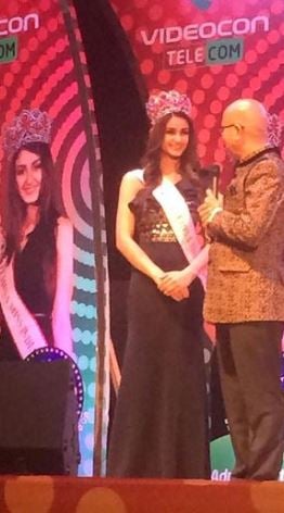 Aditi Arya as a jury member of Videocon