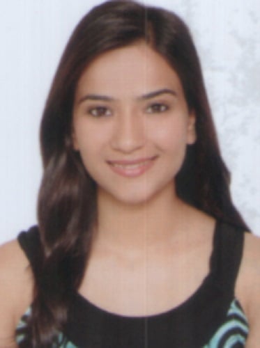 Aditi Sharma during her teenage years
