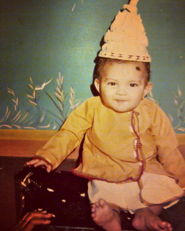 Aditya Narayan Childhood Picture