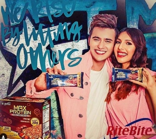 Aditya Singh Rajput in Rite Bite ad