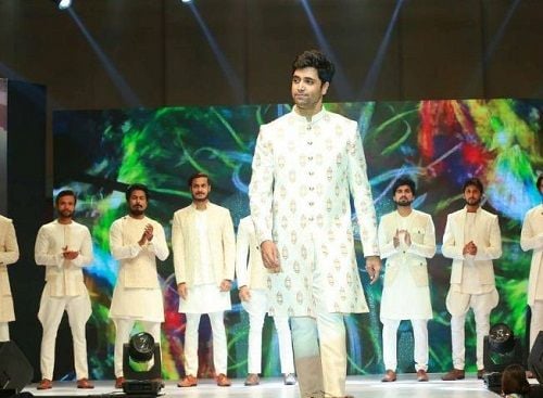 Adivi Sesh in a fashion show