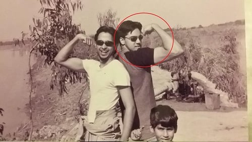 Adnan Hussain in his teens